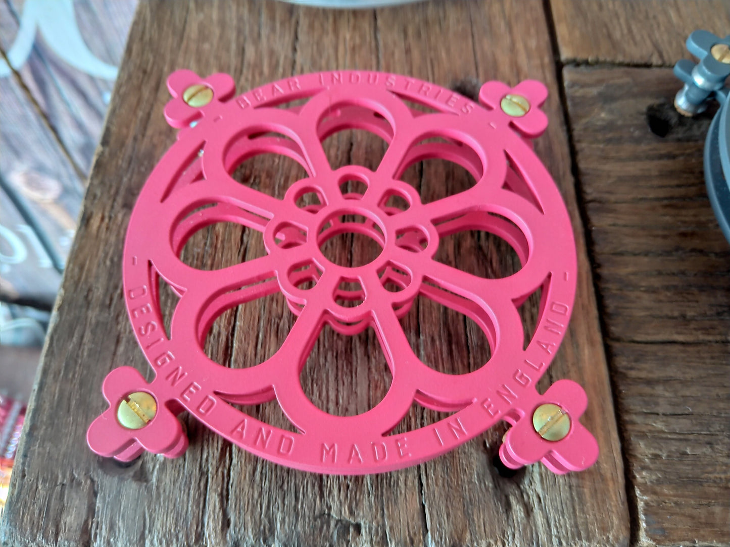 Engineered Coaster Trivet magenta