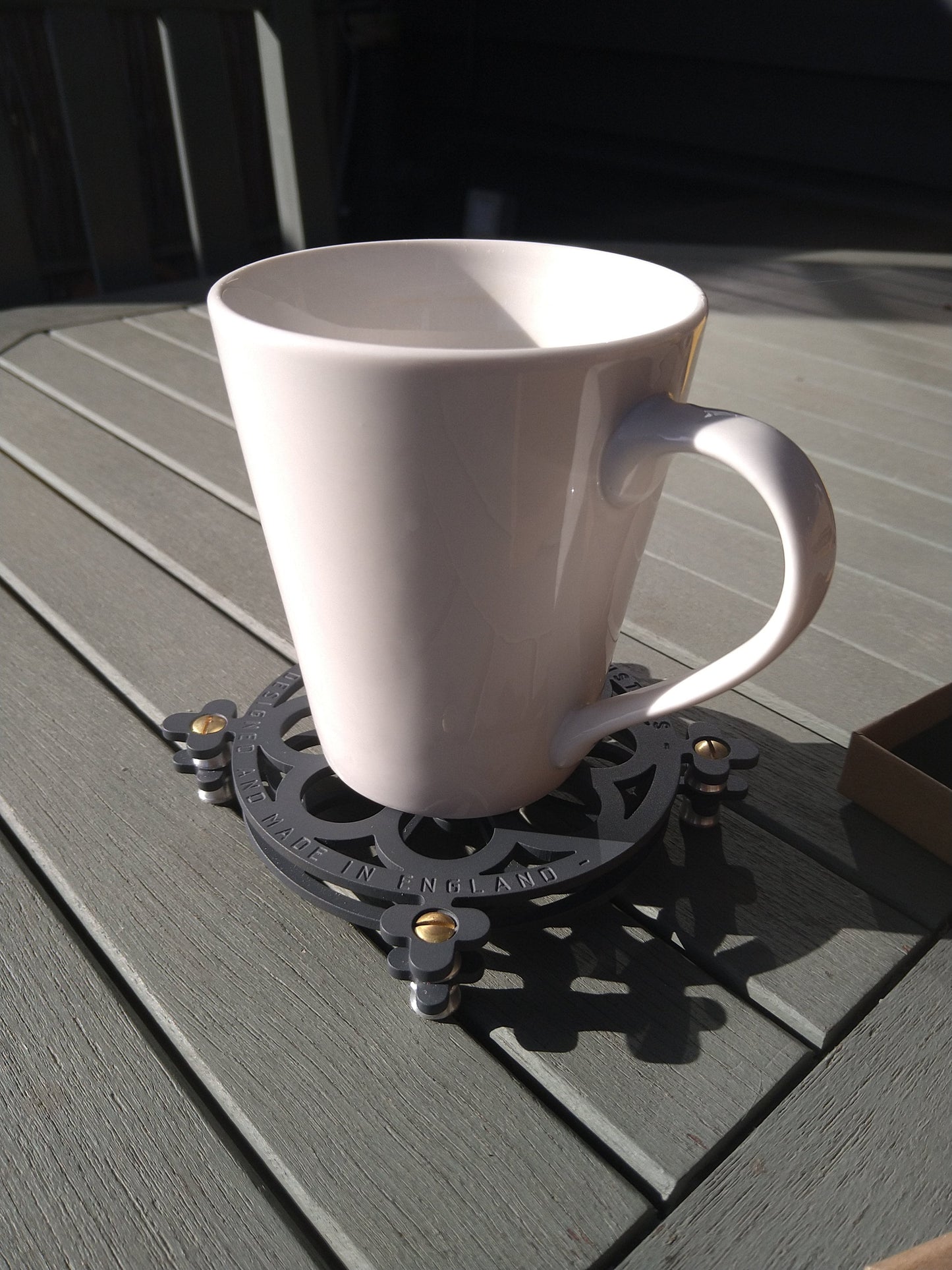 Engineered Coaster Trivet Grey