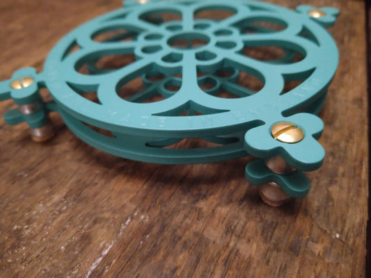 Engineered Coaster Trivet Green