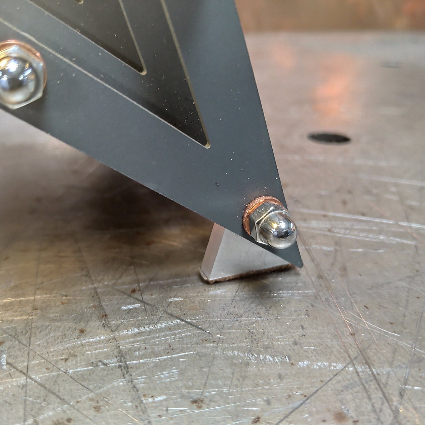 Mini Fairground Star Light Table Desk Wall Office Grey