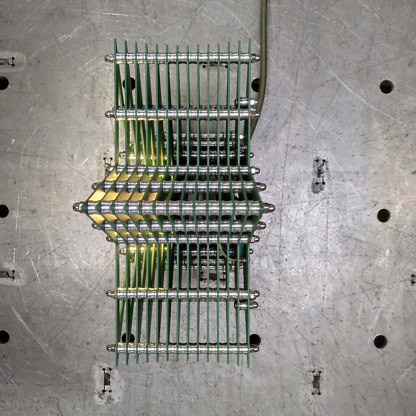 Mini Fairground Star Light Table Desk Wall Office Lamp Green Verde