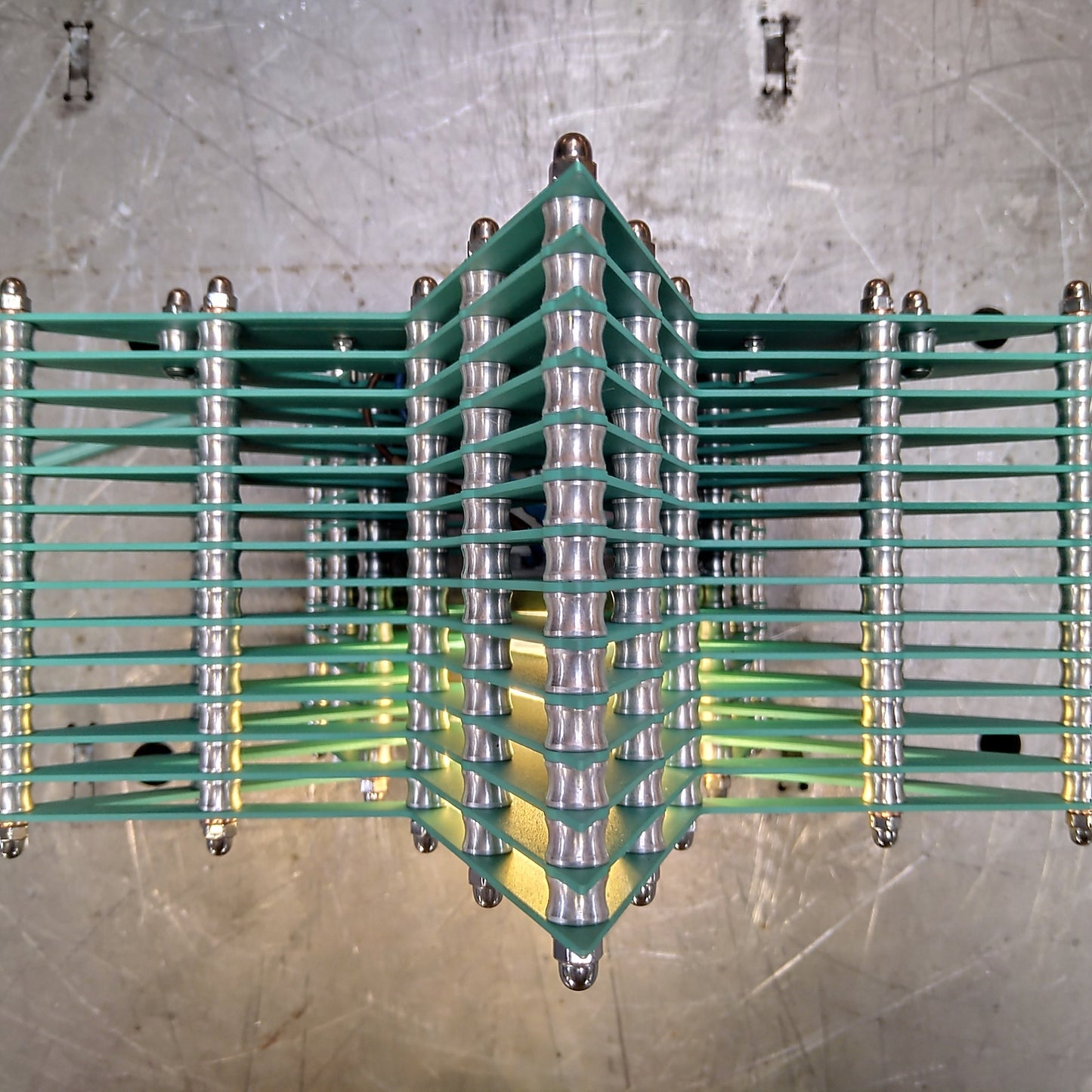 Mini Fairground Star Light Table Desk Wall Office Lamp Mint Green