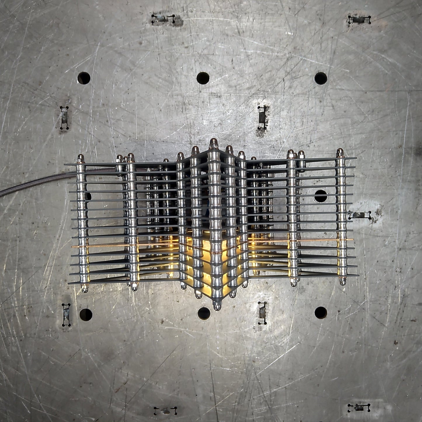 Mini Fairground Star Light Table Desk Wall Office Grey